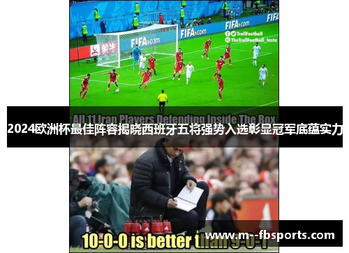 2024欧洲杯最佳阵容揭晓西班牙五将强势入选彰显冠军底蕴实力